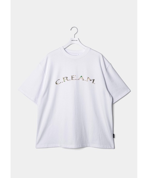 APPLEBUM（アップルバム）の「“C.R.E.A.M.” T-shirt（Tシャツ/カットソー・メンズ・ホワイト/ブラック・MEDIUM/LARGE/X-LARGE/XX-LARGE）」の2枚目の写真