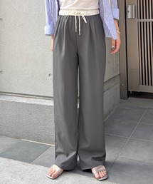 ABYS | ウエスト配色リラックススラックス(スラックス)