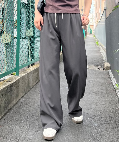 ABYS(アビス)の「ウエスト配色リラックススラックス(スラックス・レディース・グレー/ブラック・MEDIUM)」の17枚目の写真