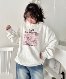 チェックロゴプルオーバー