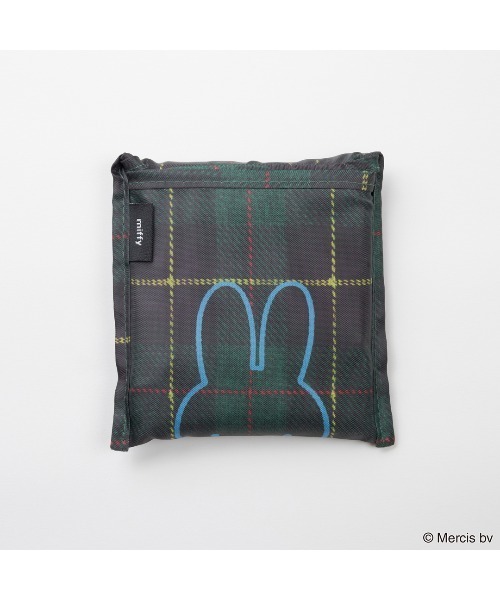 Dick Bruna(ディックブルーナ)の「MIFFY ショッピングバッグ S <チェック>(エコバッグ/サブバッグ・レディース・グレー/グリーン・FREE)」の10枚目の写真