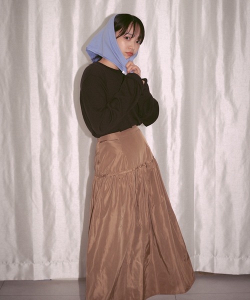 INTER FACTORY(インターファクトリー)の「2/9号室(かおこ&ひろと) - Crew Neck Cotton Knit Long Sleeve T-shirt / クルーネックコットンニットロンT made in IF Div.(ニット/セーター・メンズ・ダークブラウン/ホワイト・MEDIUM/LARGE)」の5枚目の写真