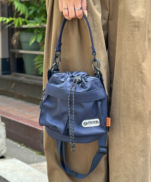【美品】OUTDOOR PRODUCTS CPCM 巾着ショルダーバッグ CPCM｜【OUTDOOR PRODUCTS】巾着ショルダー | Rakuten Fashion