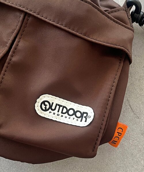OUTDOOR PRODUCTS(アウトドアプロダクツ)の「巾着ミニショルダー(ショルダーバッグ・メンズ・ブラック/ブラウン/ネイビー・FREE)」の8枚目の写真