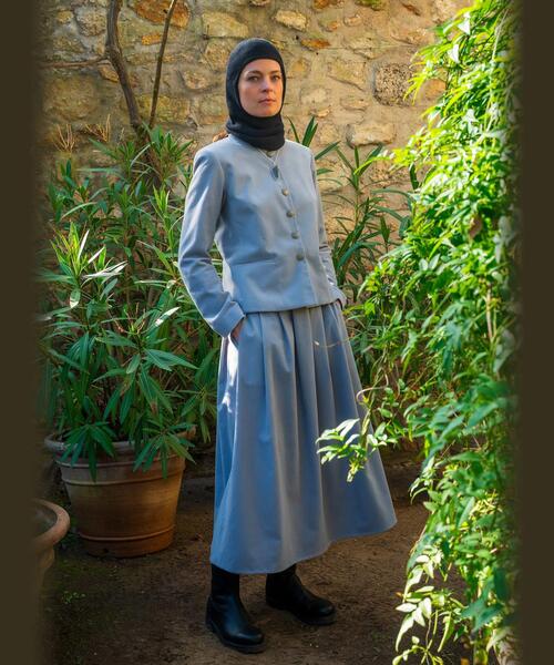 セール】プリーツ ロング フレアスカート ”Grand Hotel”（スカート