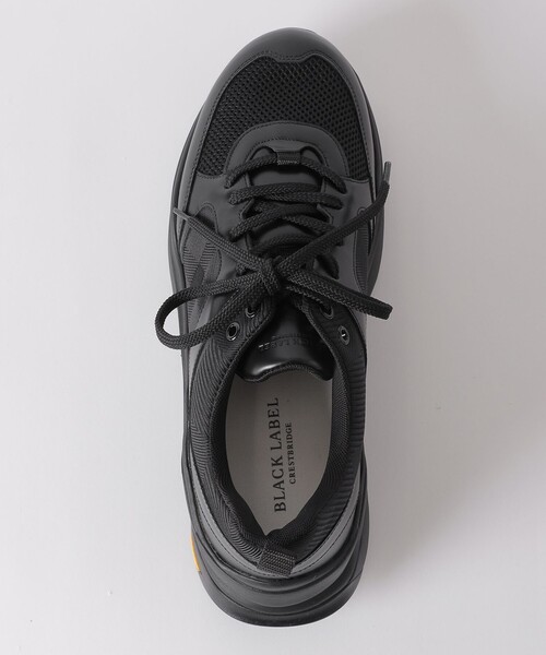 BLACK LABEL CRESTBRIDGE(ブラックレーベル・クレストブリッジ)の「【BLACK.lab】カルゼシャドークレストブリッジチェックコンビビブラムスニーカー(スニーカー・メンズ・ブラック・26.0cm/25.0cm/27.0cm)」の2枚目の写真