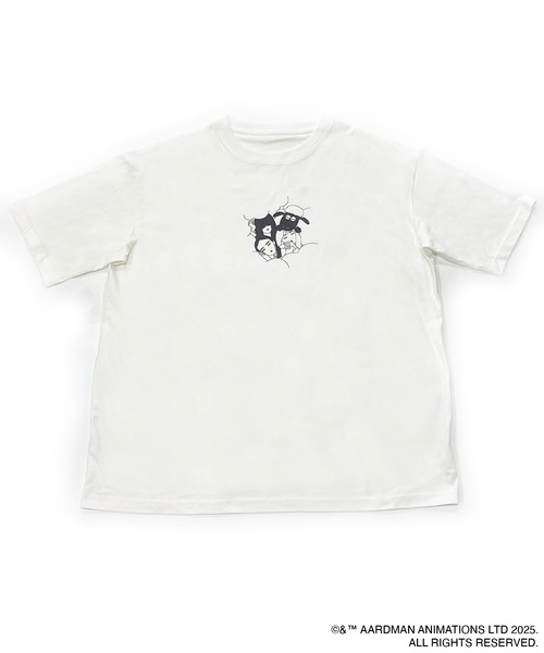 ACCOMMODE（アコモデ）の「【ひつじのショーン】羊文学オーバーシルエットTシャツ（Tシャツ/カットソー・レディース・グレー/ホワイト・L/M）」の9枚目の写真