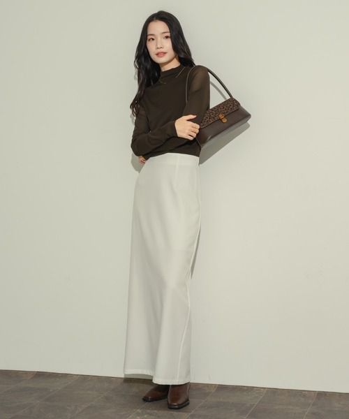 シアーモックネックトップス（Tシャツ/カットソー）｜NEUNA（ヌナ）の
