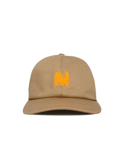 MSGM（エムエスジーエム）の「「TheMwave」刺繍ロゴ ベースボールキャップ（キャップ・メンズ・ブラック/ベージュ・FREE）」の4枚目の写真
