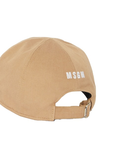 MSGM（エムエスジーエム）の「「TheMwave」刺繍ロゴ ベースボールキャップ（キャップ・メンズ・ブラック/ベージュ・FREE）」の6枚目の写真