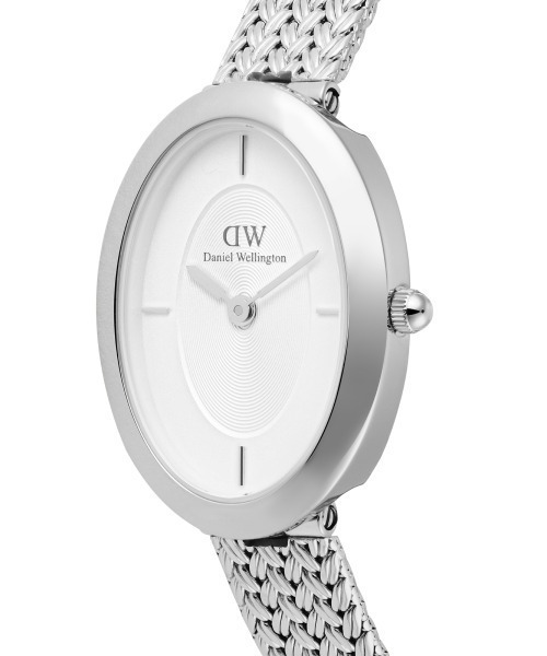 Daniel Wellington（ダニエルウェリントン）の「Juliette Braided Mesh White Sunray 23X31MM レーディス腕時計 ローズゴールド／ゴールド／シルバ（アナログ腕時計・レディース・シルバー/ピンクゴールド/イエローゴールド・ONE SIZE）」の4枚目の写真