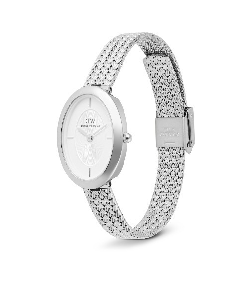 Daniel Wellington（ダニエルウェリントン）の「Juliette Braided Mesh White Sunray 23X31MM レーディス腕時計 ローズゴールド／ゴールド／シルバ（アナログ腕時計・レディース・シルバー/ピンクゴールド/イエローゴールド・ONE SIZE）」の5枚目の写真