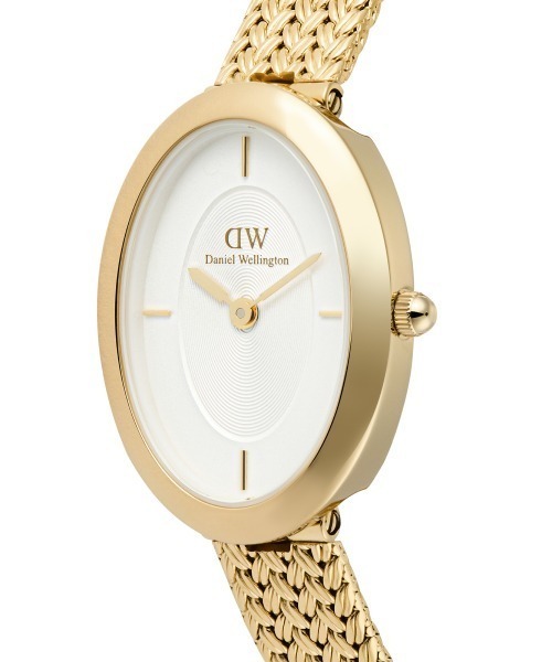 Daniel Wellington（ダニエルウェリントン）の「Juliette Braided Mesh White Sunray 23X31MM レーディス腕時計 ローズゴールド／ゴールド／シルバ（アナログ腕時計・レディース・シルバー/ピンクゴールド/イエローゴールド・ONE SIZE）」の6枚目の写真