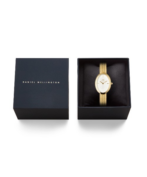 Daniel Wellington（ダニエルウェリントン）の「Juliette Braided Mesh White Sunray 23X31MM レーディス腕時計 ローズゴールド／ゴールド／シルバ（アナログ腕時計・レディース・シルバー/ピンクゴールド/イエローゴールド・ONE SIZE）」の11枚目の写真