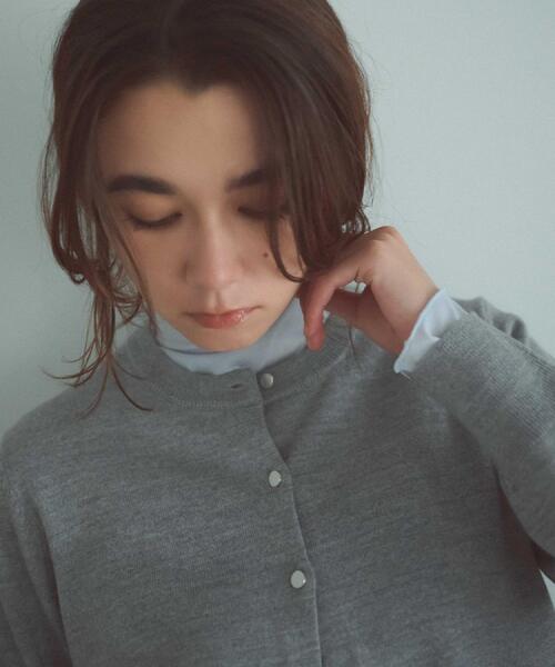 リックオーエンス メリノウールエクストラファイン ニットカーディガン UNIQLO（ユニクロ）の「MEN エクストラファインメリノVネック