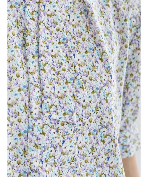 Te chichi（テチチ）の「パターンアソート5分袖ボウタイブラウス（シャツ/ブラウス・レディース・ブルー/オレンジ/ネイビー/ベージュ・F）」の15枚目の写真