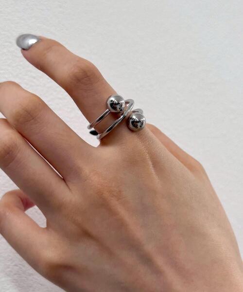 WEGO(ウィゴー)の「WEGO/デザインステンレスリング(リング・レディース・その他1/その他2/その他3/その他4/その他5/その他6/その他7・FREE)」の2枚目の写真