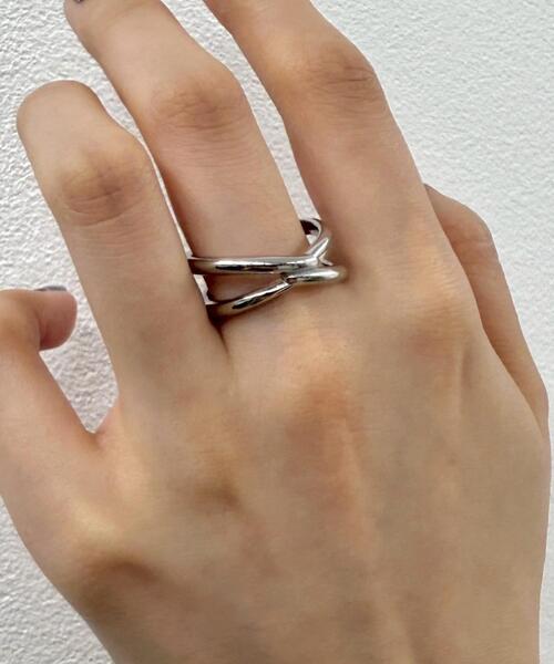 WEGO(ウィゴー)の「WEGO/デザインステンレスリング(リング・レディース・その他1/その他2/その他3/その他4/その他5/その他6/その他7・FREE)」の3枚目の写真