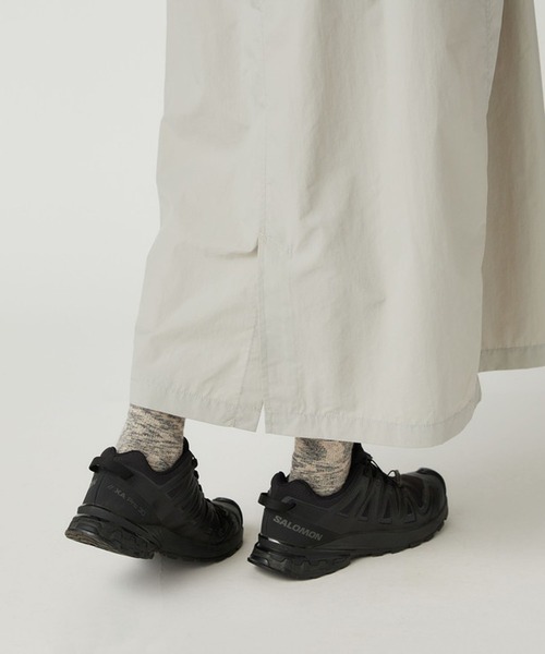 Snow Peak（スノーピーク）の「Snow Peak / Nylon Tussah Utility Storage Skirt  ナイロンタッサーユーティリティストレージスカート（スカート・レディース・ネイビー/ライトグレー/ブラック・1/2/3/4）」の12枚目の写真