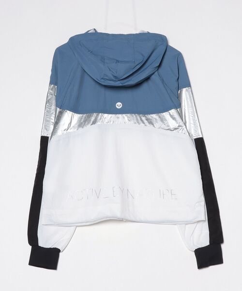 ROXY(ロキシー)の「ロキシー ROXY ALL TIME ACTIVE JACKET(ナイロンジャケット・レディース・ブルー/ブラック・L/M)」の3枚目の写真