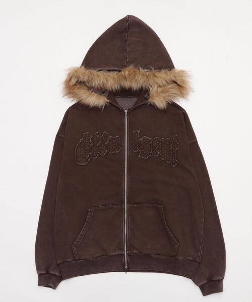 WEGO（ウィゴー）の「WEGO/【25年秋冬新作】ファーフードBIGZIP