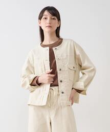 MELROSE ノーカラージャケット MELROSE CLAIRE｜ノーカラージャケット | Rakuten Fashion(楽天