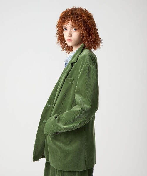 6(ROKU)＞コットン コーデュロイビッグ ジャケット 25FW