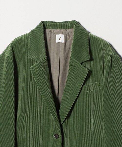 6(ROKU)＞コットン コーデュロイビッグ ジャケット 25FW