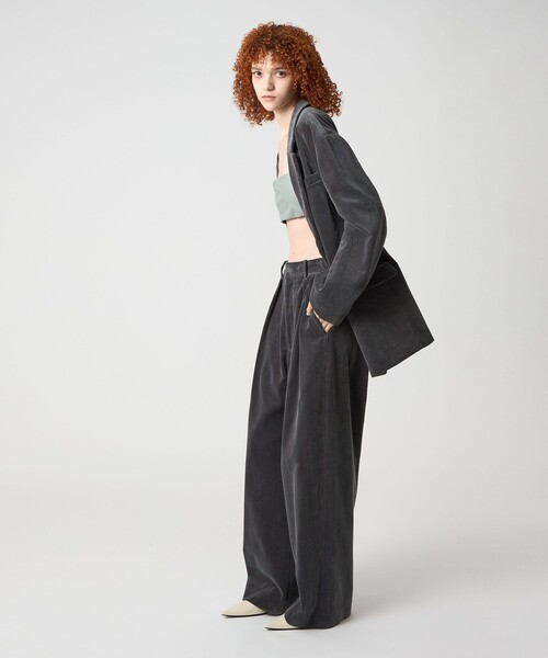 6(ROKU)＞コットン コーデュロイビッグ ジャケット 25FW（テーラード