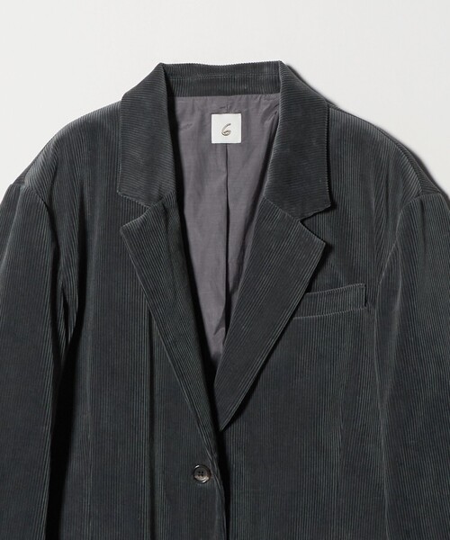 セール】＜6(ROKU)＞コットン コーデュロイビッグ ジャケット 25FW