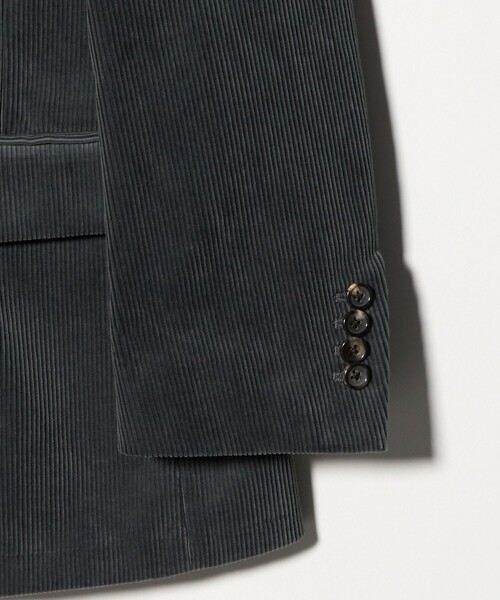 6(ロク)の「<6(ROKU)>コットン コーデュロイビッグ ジャケット 25FW(テーラードジャケット・レディース・ダークグレー/ケリーグリーン・38/36)」の16枚目の写真