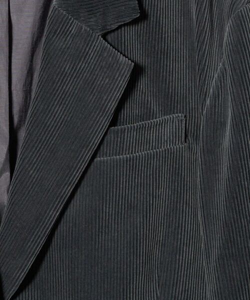 6(ROKU)＞コットン コーデュロイビッグ ジャケット 25FW（テーラード