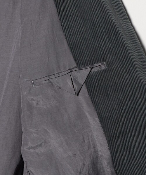 6(ロク)の「<6(ROKU)>コットン コーデュロイビッグ ジャケット 25FW(テーラードジャケット・レディース・ダークグレー/ケリーグリーン・38/36)」の19枚目の写真