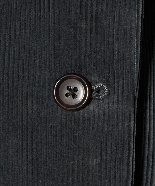 6(ロク)の「<6(ROKU)>コットン コーデュロイビッグ ジャケット 25FW(テーラードジャケット・レディース・ダークグレー/ケリーグリーン・38/36)」の21枚目の写真