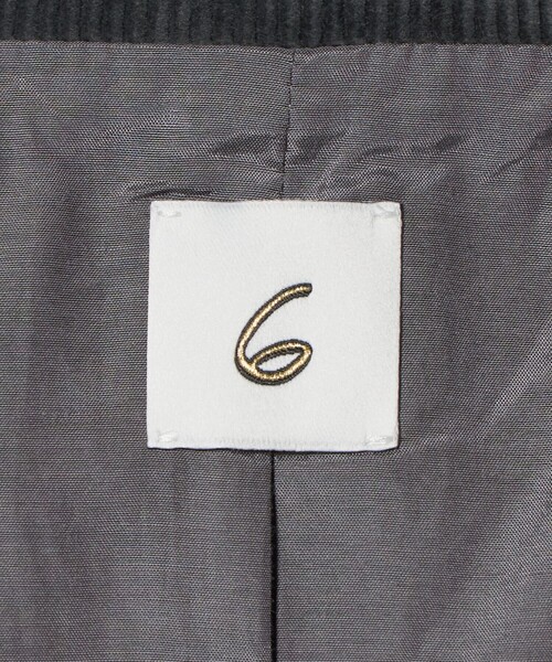 セール】＜6(ROKU)＞コットン コーデュロイビッグ ジャケット 25FW