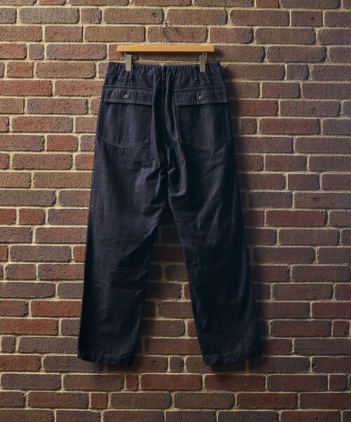 SHIPS(シップス)の「SHIPS: AUTHENTIC ベーシック デニム ベイカー パンツ(デニムパンツ・メンズ・ネイビー・X-LARGE/LARGE/MEDIUM/SMALL)」の2枚目の写真