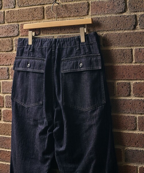 SHIPS(シップス)の「SHIPS: AUTHENTIC ベーシック デニム ベイカー パンツ(デニムパンツ・メンズ・ネイビー・X-LARGE/LARGE/MEDIUM/SMALL)」の3枚目の写真