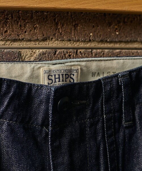 SHIPS(シップス)の「SHIPS: AUTHENTIC ベーシック デニム ベイカー パンツ(デニムパンツ・メンズ・ネイビー・X-LARGE/LARGE/MEDIUM/SMALL)」の4枚目の写真