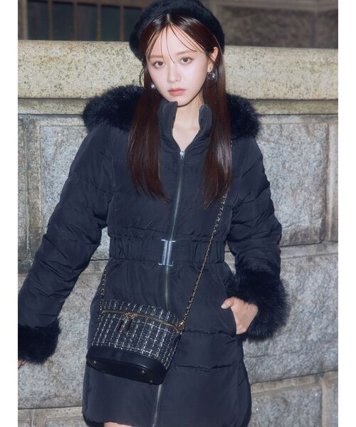 リゼクシー　ダウンコート RESEXXY（リゼクシー） コート アウター 「追加生産分」フード付き