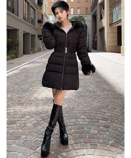 セール】フード付きダウンコート（ダウンジャケット/コート）｜RESEXXY