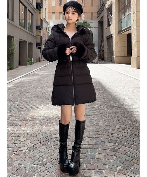 フード付きダウンコート（ダウンジャケット/コート）｜RESEXXY