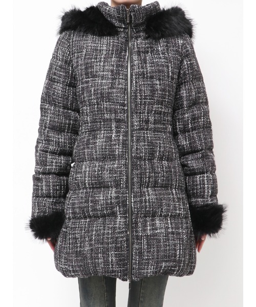 リゼクシー　ダウンコート リゼクシー RESEXXY フード付ダウンコート （ブラック） -ファッション