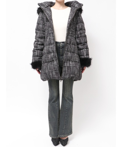 RESEXXY（リゼクシー）の「フード付きダウンコート【完売サイズは品番：1526100221で販売中】（ダウンジャケット/コート・レディース・ブラック/ホワイト/ベージュ/その他1・SMALL/MEDIUM）」の18枚目の写真