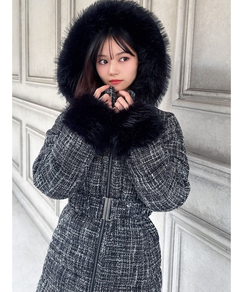 RESEXXY フード付きダウンコート新品美品 フード付きダウンコート（ダウンジャケット/コート）｜RESEXXY