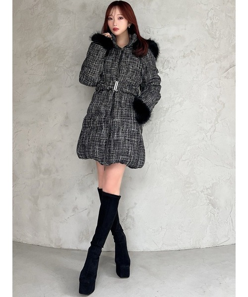 RESEXXY（リゼクシー）の「フード付きダウンコート【完売サイズは品番：1526100221で販売中】（ダウンジャケット/コート・レディース・ブラック/ホワイト/ベージュ/その他1・SMALL/MEDIUM）」の6枚目の写真