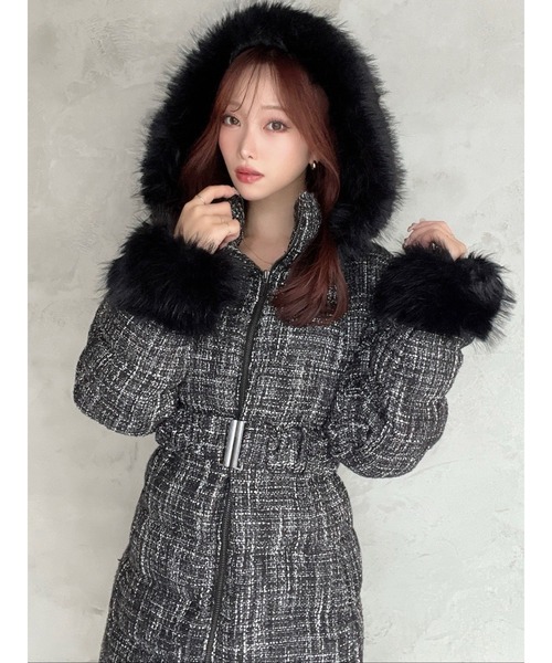 RESEXXY（リゼクシー）の「フード付きダウンコート（ダウンジャケット