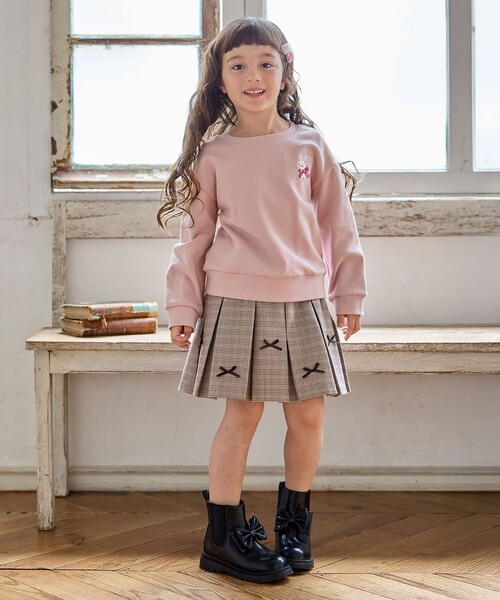 ANY（エニィ）の「アニマル バックプリントトレーナー（スウェット・キッズ・ピンク系/アイボリー系/サックスブルー系・130/120/110/100/90）」の10枚目の写真