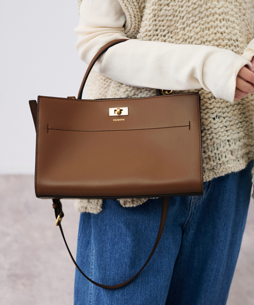 ORSETTO/オルセット ワンハンドルSHOULDERツキ カナグバッグ