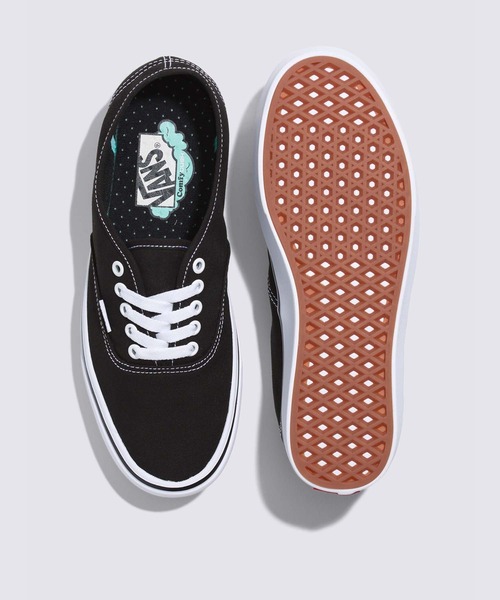 VANS（バンズ）の「コンフィクッシュ オーセンティック / UA ComfyCush Authe (CLASSIC) B VN0A3WM7VNE1（スニーカー・メンズ・ブラック×ホワイト・7/6.5/6/5.5/5/4.5/4）」の6枚目の写真