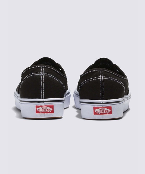VANS（バンズ）の「コンフィクッシュ オーセンティック / UA ComfyCush Authe (CLASSIC) B VN0A3WM7VNE1（スニーカー・メンズ・ブラック×ホワイト・7/6.5/6/5.5/5/4.5/4）」の2枚目の写真